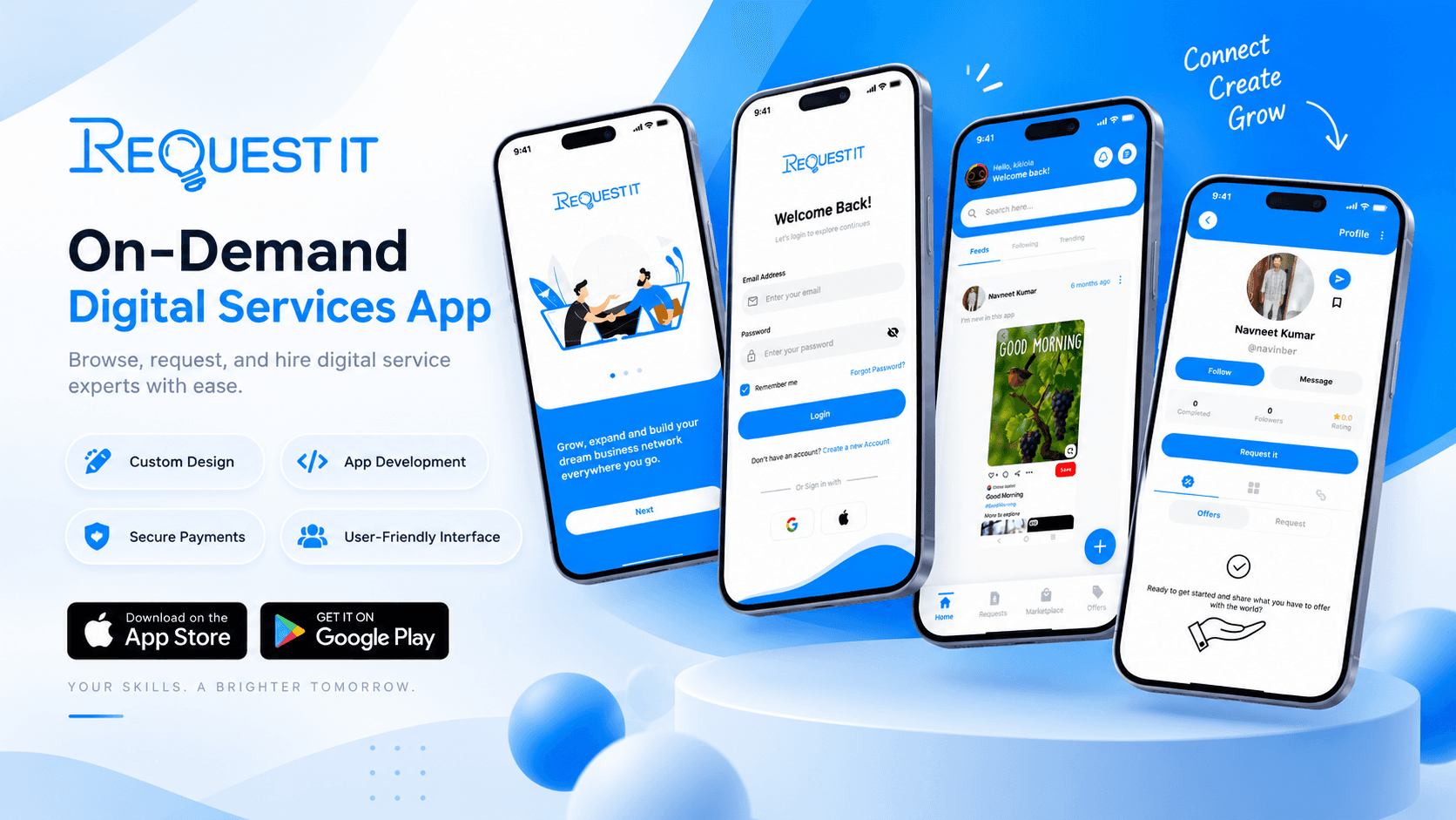 Request IT digital services marketplace app showcase